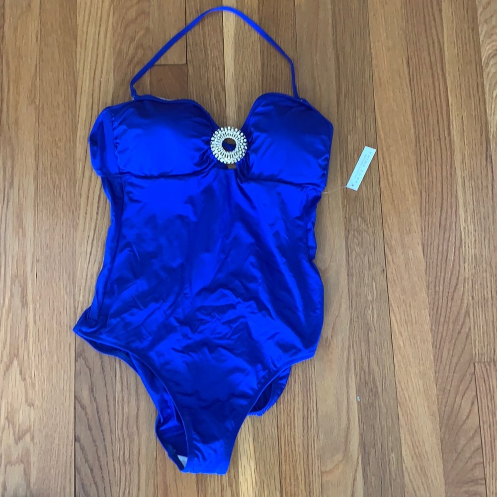 Trina Turk One Piece Cobalt Blue Swimsuit